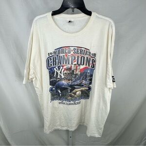 VTG Starter NEW YORK YANKEES 1998 World Series Champions (XL) CLUBHOUSE T-Shirt